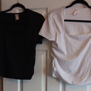 No Boundaries Black and White Women's Tops